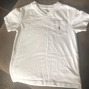 Toddler Boy white tee
